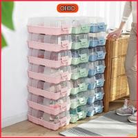 ราคา กล่องใส่รองเท้าพลาสติกแข็งพร้อมฝาใส (43281435875)
