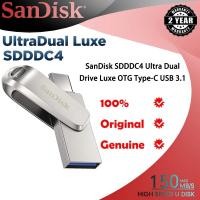 ราคา SanDisk Ultra Dual Drive Luxe USB Type-C, Gold (SDDDC4-G-G46GD) 32GB 64GB128GB 256 512GB 1TB (54263052302)
