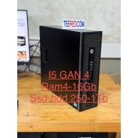 ราคา คอมพิวเตอร์ HP EliteDesk 800 G1 SFF Core i5Gen4 Ram4-16 GB HDD-SSD250-1TB DP X2 /VGA X1 ออกได้3จอ มือสองพร้อมใช้งาน (44754739107)
