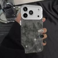 ราคา สีดําสีเทา Denim Lightning เหมาะสําหรับ Apple 17promax เคสโทรศัพท์สไตล์ใหม่ iPhone16 ชุด ipone15 Niche 14 สีเงิน 13pro1211 Creative xsmax บุคลิกภาพ 8plus7p ผู้ชายผู้หญิงสไตล์ (53862514603)