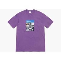 ราคา ใหม่พร้อมส่ง ของแท้ Supreme Verify Tee Purple (20214752387)