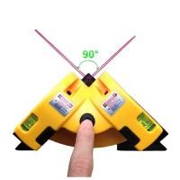 ราคา ฉากเลเซอร์สีเหลือง LASER LEVEL เครื่องวัดระดับเลเซอร์ เลเซอร์วัดมุม 90องศา ระนาบ มุมฉาก แสงเลเซอร์วัดระดับ ระดับน้ำ (11735610239)