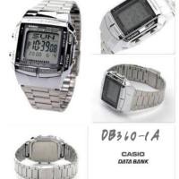 ราคา นาฬิกาข้อมือ CASIO DATA BANK รุ่น DB360 - Silver ของแท้% (524181819)