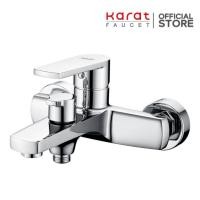 ราคา Karat Faucet ก๊อกผสมอ่างอาบน้ำแบบก้านโยกติดผนัง สำหรับฝักบัวสายอ่อน รุ่น KF-58-720-50 (24010648455)