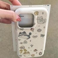 ราคา Graffiti Bowknot ลูกแมวเหมาะสําหรับ iPhone16promax Apple 15pro เคสโทรศัพท์ 14 ใหม่|เนื้อหนังเทียม 26.6.25 (47962822730)