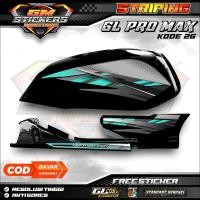ราคา HONDA GL MAX GL PRO NEO TECH K26 สติ๊กเกอร์แถบมอเตอร์ไซค์ (49559082997)