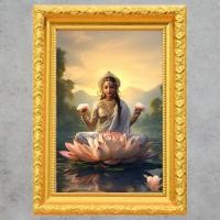 ราคา รูปภาพ รูปมงคล LAX27 รูปพระแม่ลักษมี แนวภาพเขียน พระแม่ลักษมี องค์บูชาพระแม่ลักษมี เสริมทรัพย์ เสริมความรัก การงาน (44153243191)