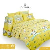 ราคา Fountain ชุดผ้าปูที่นอน ชินนามอนโรล Cinnamoroll FTC140 สีเหลือง #ชินนาม่อน ซานริโอ Sanrio (43976496043)