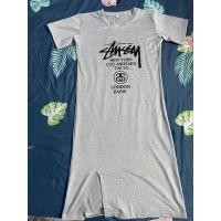 ราคา ชุดเดรสสีเทาอ่อน มือสอง (17970248546)