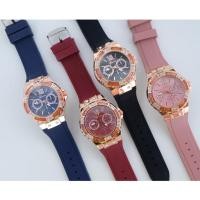 ราคา นาฬิกาข้อมือแฟชั่น สไตล์guess ยี่ห้อGenevaแท้ สายซิลิโคนนิ่ม มีรับประกัน จัดส่งของทุกวัน (17898063185)