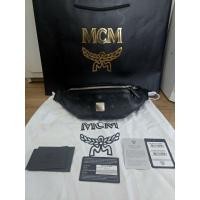 ราคา กระเป๋า MCM Crossbody belt bag สีดำ ของแท้ 100% มือ 2 (48406118396)