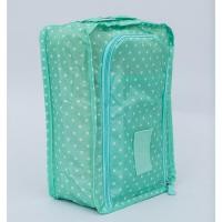 ราคา กระเป๋าใส่รองเท้า 2 คู่ (Green with white polka dot) (153141977)