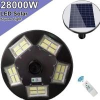 ราคา โคมไฟโซล่าเซลล์ UFO 20 ทิศทาง LED 22000W - 28000W Square Light ไฟถนน พลังงานแสงอาทิตย์ Solar Street Light (9961193583)