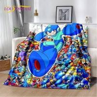 ราคา Retro การ์ตูน Rockman Mega Man เกมผ้าห่มนุ่ม,เก็บผ้าห่มโยนอุ่นผ้าห่มสบายสําหรับเตียงปิคนิคโซฟาหน้าแรกห้องนอน (50561369669)