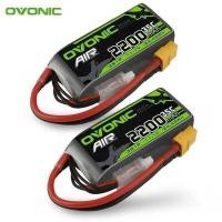 ราคา OVONIC แบตเตอรี่ แท้ 2200mAh 35C 11.1V Lipo สำหรับเฮลิคอปเตอร์ RC ควอดคอปเตอร์ FPV โดรนแข่ง พร้ (44658612745)