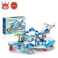 ราคา Wangdek DIY Creative Blocks - RailCar Playgound วังเด็ก ชุดโต๊ะตัวต่อ รางรถไฟ ไดโนเสาร์ 74 ชิ้น 222-B03/342231 (21079275273)