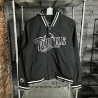 ราคา MLB Twins black Jacket & เสื้อ fila (48451313689)