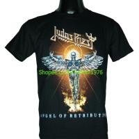 ราคา เสื้อวง Judas Priest ลาย () ปก Angel of Retribution สไตล์วินเทจ Cotton 100% สีดำ JDP516 (368169525)