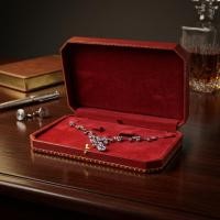 ราคา กล่องเครื่องประดับหนังสีแดง กล่องหลุยส์หรูหรา คลาสสิก ภูมิฐานขั้นสุด (57411657281)