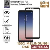 ราคา LAYAR กระจกนิรภัยเต็มแก้วสําหรับ Samsung Galaxy A8 Star | ฟิล์มกันรอยหน้าจอ CrystalGuard - สีดํา (50801185433)