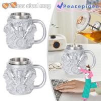 ราคา แก้วสแตนเลส PEACEPIGEO,แก้วกาแฟออกแบบเครื่องยนต์ 15oz V8 & V6,ถ้วยชาอเนกประสงค์สร้างสรรค์ของขวัญโฮมออฟฟิศ (55151077220)