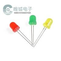 ราคา [ราคา 10 ชิ้น] F8 Super Bright LED ผมสีแดง 8 มม.สีเหลืองสีเหลืองสีแดงหลอดส่องสว่างสีเขียวสีเขียวสีเขียวสีเขียวส่องสว่างไดโอด (57661418760)