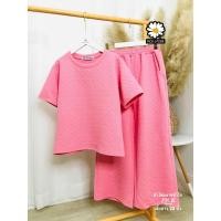 ราคา Set ผ้าโฟมลายหัวใจ เสื้อแขนสั้นและกางเกงขายาว (23423177567)