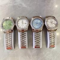 ราคา 【จัดส่งฟรี】นาฬิกาผู้ชายrolexขอบเพชรสุดหรูระบบออโตAutomaticขนาด40mmมีสายสแตนเลสL904แท้ มีหลายสีให้เลือกตามภาพ กระจกกันรอย (25811489047)