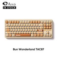ราคา Akko Bun Wonderland TAC87 TKL Mechanical Keyboard พร้อม RGB, Hot-Swappable, PBT Dye-Sub ปุ่มกดโปรไฟล์เชอร์รี่ (41707738982)