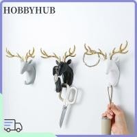 ราคา HOBBYHUB ตะขอแขวนหัวกวาง, ติดผนังไม่มีเครื่องหมายติดตั้งกวางเขากวางตกแต่งตะขอ, ของขวัญ ABS สัตว์หมวกแขวนกุญแจ (40679468788)