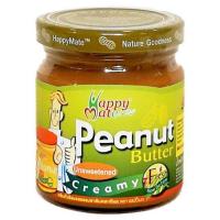 ราคา [สินค้าส่งด่วน] แฮปปี้เมทครีมถั่วลิสงละเอียด 200ก HAPPYMATE UNSWEETENED PEANUTBUTTERCREAMY (56262004604)