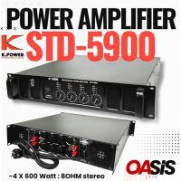 ราคา พาวเวอร์แอมป์ 4ชาแนล Power amp K-Power STD-5900 เพาเวอร์แอมป์ PowerAmp แอมป์ขยาย เครื่องขยาย (6601463126)