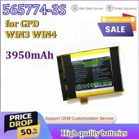 ราคา 3950มะห์ 565774-3S แบตเตอรี่สําหรับ GPD WIN3 AEC555779-3S1P 3900mAh WIN4 แบตเตอรี่คอมพิวเตอร์มือถือ + เครื่องมือ (57612486476)