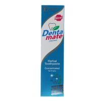 ราคา เดนตาเมทยาสีฟันสมุนไพรสกัด 100กรัม Dentamate Extracted Herbal Toothpaste 100g. [หมายเลขบาร์โค้ด 8858854801029 ] (44509749907)