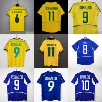ราคา เสื้อฟุตบอล เสื้อแมนยู เสื้อฟุตบอลย้อนยุคชุดทีมชาติบราซิลโรนัลดินโญ่กาก้าเนย์มาร์ริวัลโด้คาร์ลอสชุดฟุตบอล (57460742306)