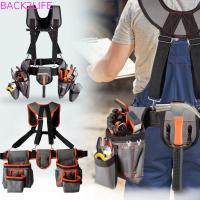 ราคา กลับ2ชีวิต เข็มขัดเครื่องมือมืออาชีพ,เข็มขัดเครื่องมือความจุขนาดใหญ่ปรับได้พร้อมสายเอี๊ยม,หลายกระเป๋าที่ถอดออกได้สวมใส่สบายช่างไฟฟ้าพิเศษกระเป๋าเครื (57162914488)