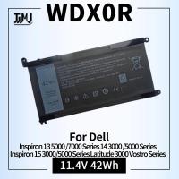ราคา WDX0R Laptop Battery for Dell Inspiron 13 15 5000 7000 Series 13 7378 7375 7368 5378 5379 5368 15 7579 7569 5567 5568 55 (47159352769)