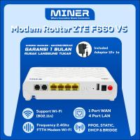 ราคา ZTE F660 v5 FO FTTH ONU เราเตอร์โมเด็มรวมอะแดปเตอร์ (57261765370)
