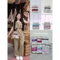 ราคา กระเป๋าสะพายทรงขนมจีบ ˚ผ้าดิบแคนวาส ผ้าดี งานน่ารักมาก ขนาดกระเป๋า 9×8 นิ้ว -- ྀི✿ (28994835562)