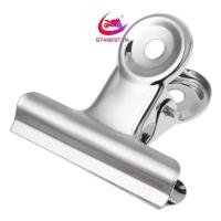 ราคา Stanest Metal Bulldog Clip Sealer Bag Clamp Office Paper Document Ticket Binder (28019243602)