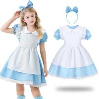 ราคา ชุดอลิซแขนสั้น Alice in wonderland #ชุดอลิซ ชุดอลิซเด็กและผู้ใหญ่ พร้อมส่ง (1763493402)