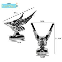 ราคา [Bestgogo-t] ตกแต่งภายนอก 1PC รถ Bonnet ฝากระโปรงหน้า Eagle เครื่องประดับ Badge ฝาครอบด้านหน้าอัตโนมัติ 3D Eagle Emblem อุปกรณ์ตกแต่งรถยนต์ (45310436484)