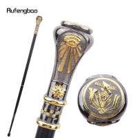 ราคา Y สีดําทอง vg สคริปต์ฆ่า Cane Secret Room Scepter โลหะ Creative Gentleman Cane แฟชั่น Cool Crutches/ลูกปัด 6.23 (46462671666)