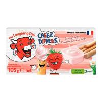 ราคา เดอะ ลาฟฟิ่งคาว ชีสดิปเปอร์สรสสตรอว์เบอร์รี The Laughing Cow Cheez Dippers Strawberry 105g. (41581274024)