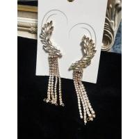ราคา ต่างหูหูเพชร​ แบรนด์นำเข้า Forever21​ ออกงาน​เพชรระย้า​ Ear Cuff ต่างหูแบบเกี่ยวหูเพชรอลังการ​หรูหรา​ ​ (12226211919)
