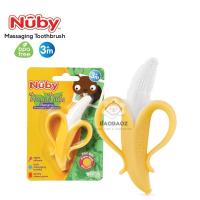 ราคา NUBY Banana แปรงสีฟันนวดขนแปรง 360 องศา Baby Teether 3m+ NB782 (22978230820)