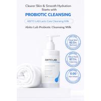 ราคา Abito Lab โปรไบโอติกทําความสะอาดนม 300ml Gentle Face Cleanser Moisturizing Makeup Remover สําหรับผิวบอบบาง Daily Cleanser (52606565271)