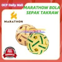 ราคา ใหม่Bola Sepak Tara / Sepak Raga / Tak Ball TKO-1 / Hijau Kuning / Brown Marathon (52760307600)