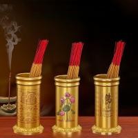 ราคา /กระบอกธูปทองเหลือง กระบอกธูปขนาดใหญ่ อุปกรณ์ตกแต่งสำหรับบูชาพระ (28632548614)