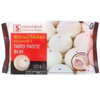ราคา สุรพลฟู้ดส์ซาลาเปาไส้เผือก 180กรัม Surapon Foods Taro Paste Bun 180g. [หมายเลขบาร์โค้ด 8850469027771 ] (40728562464)